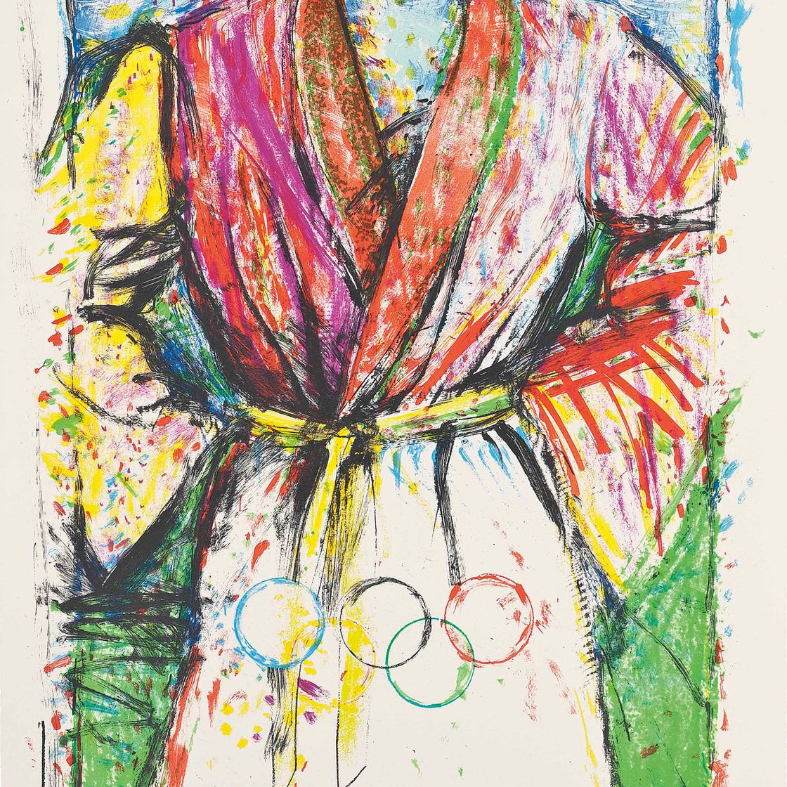 Jim Dine — Олимпийская мантия, из официального художественного портфолио XXIV Олимпиады, Сеул, Корея.