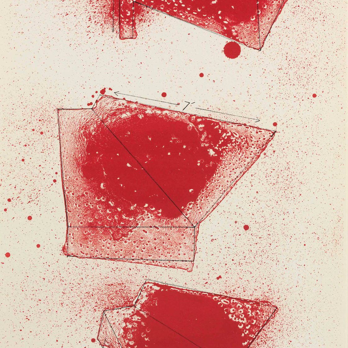 Jim Dine — Красное пианино с портрета Дориана Грея