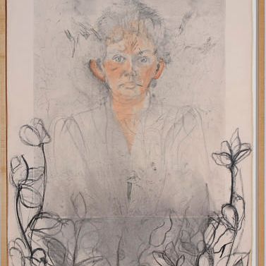 Jim Dine — Нэнси на улице, XXV июля: Угольный цикламен (D'Ench & Feinberg 106)