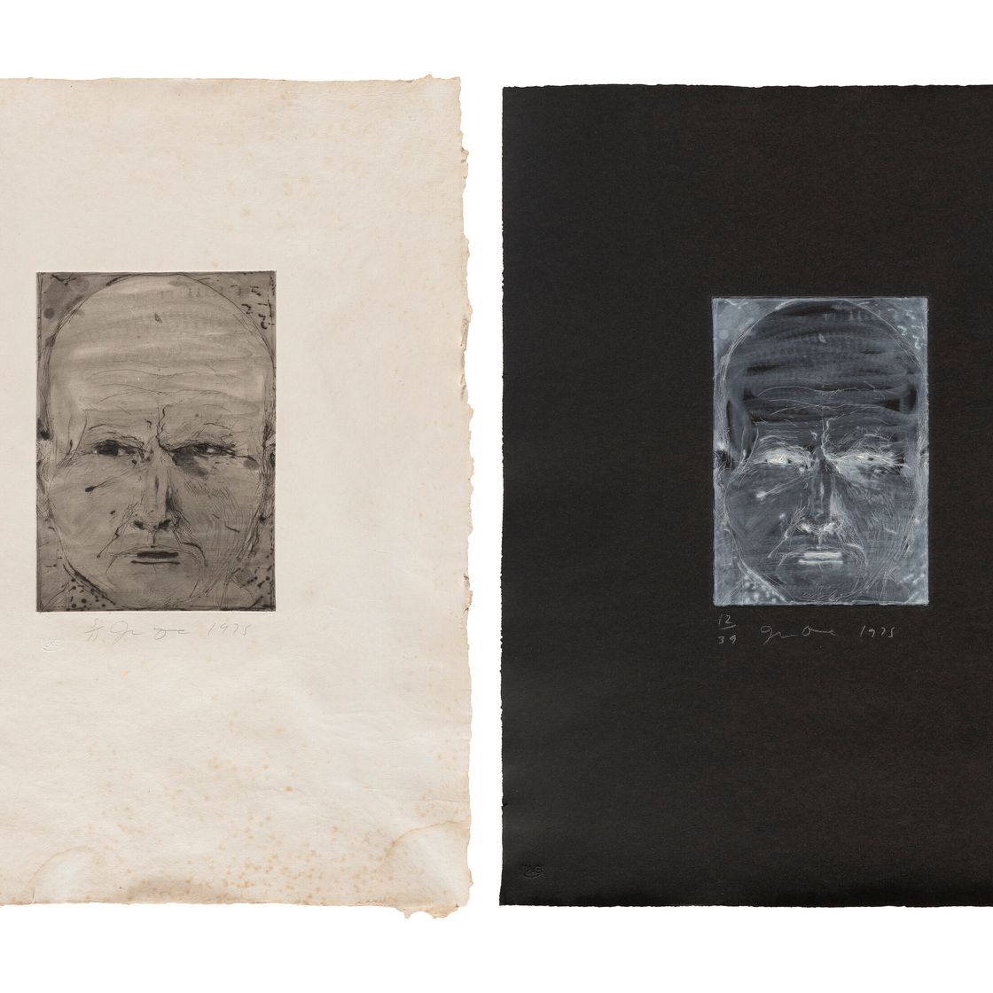 Jim Dine — Две гравюры художника