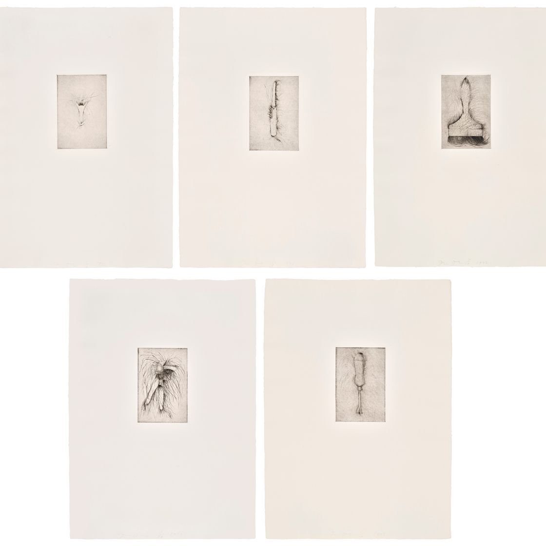 Jim Dine — Пять гравюр художника