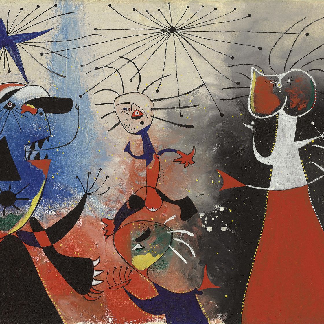 Joan Miró — Забота об этуалях