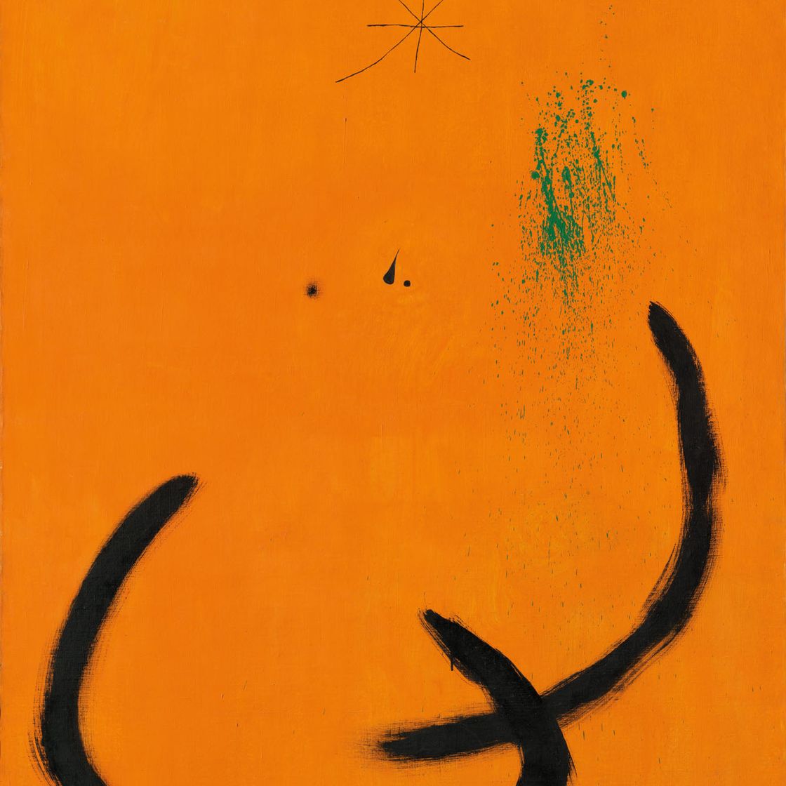 Joan Miró — Гутт-д'о-сюр-ла-неж-роуз, изображение 1