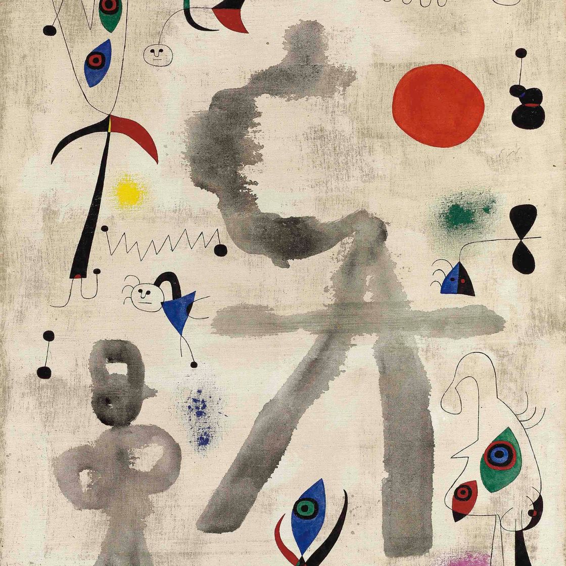 Joan Miró — Персонажи и места, где царит солнце