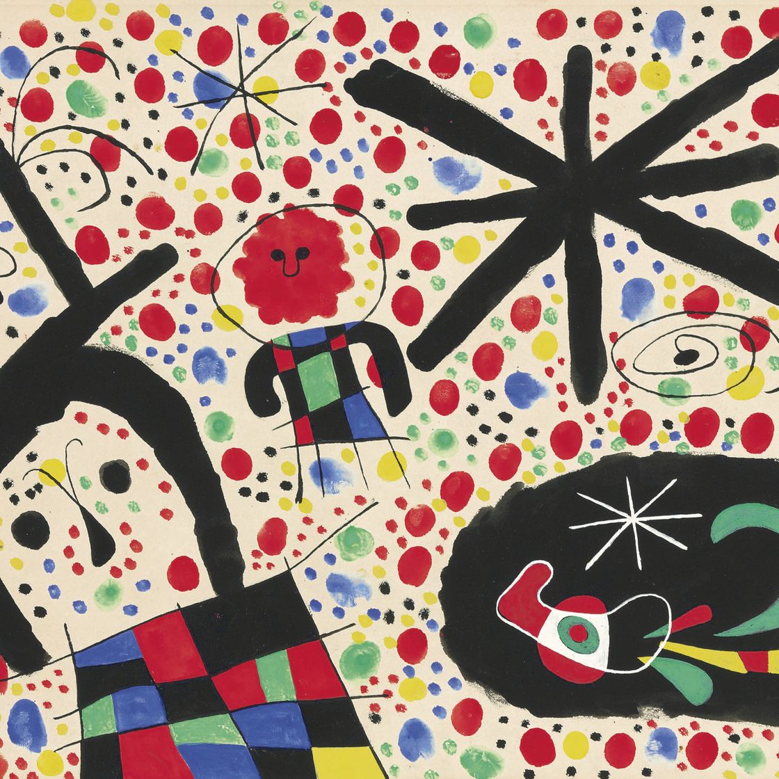 Joan Miró — Без названия (Персонажи, этуали)