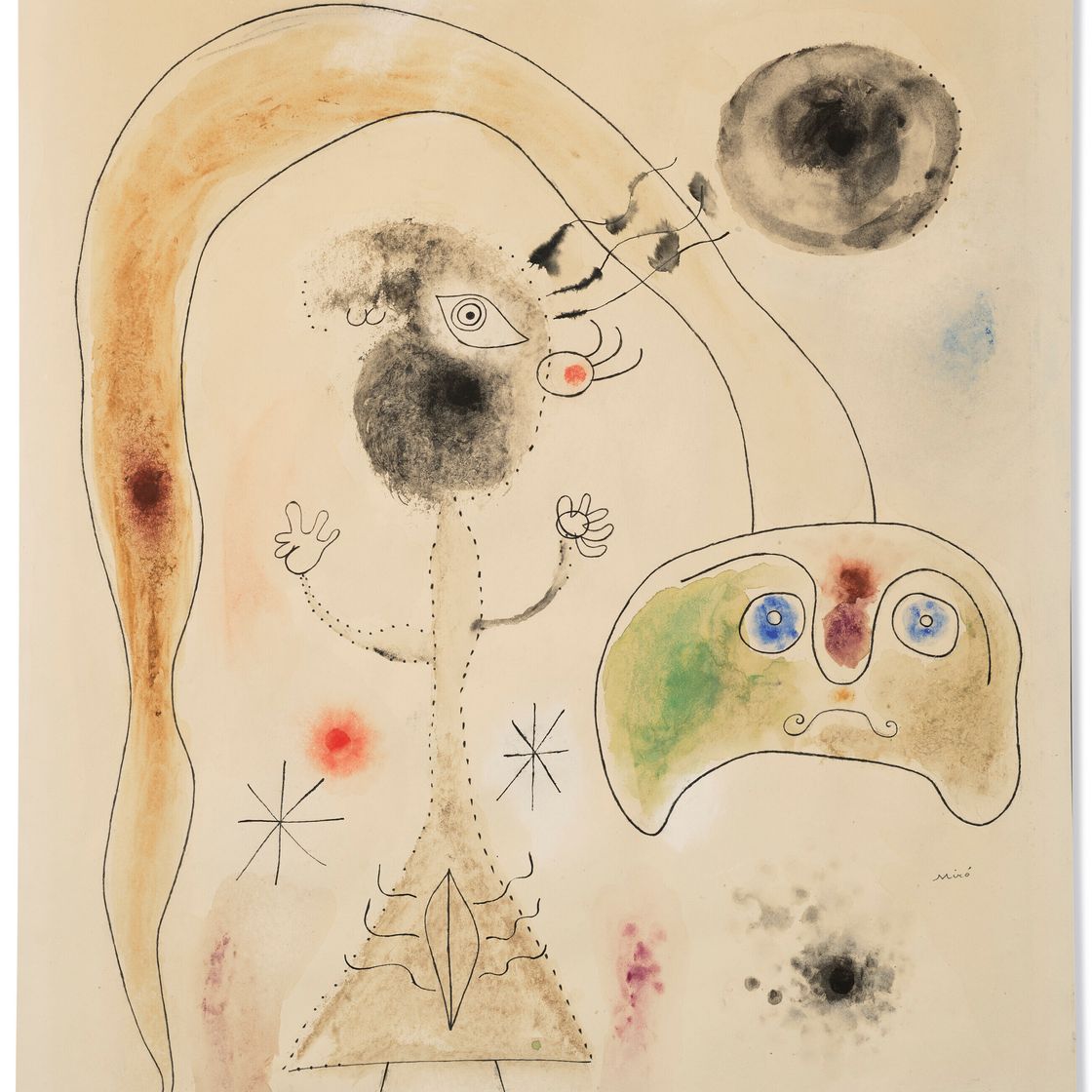 Joan Miró — Женщина, змея, этуаль, изображение 2