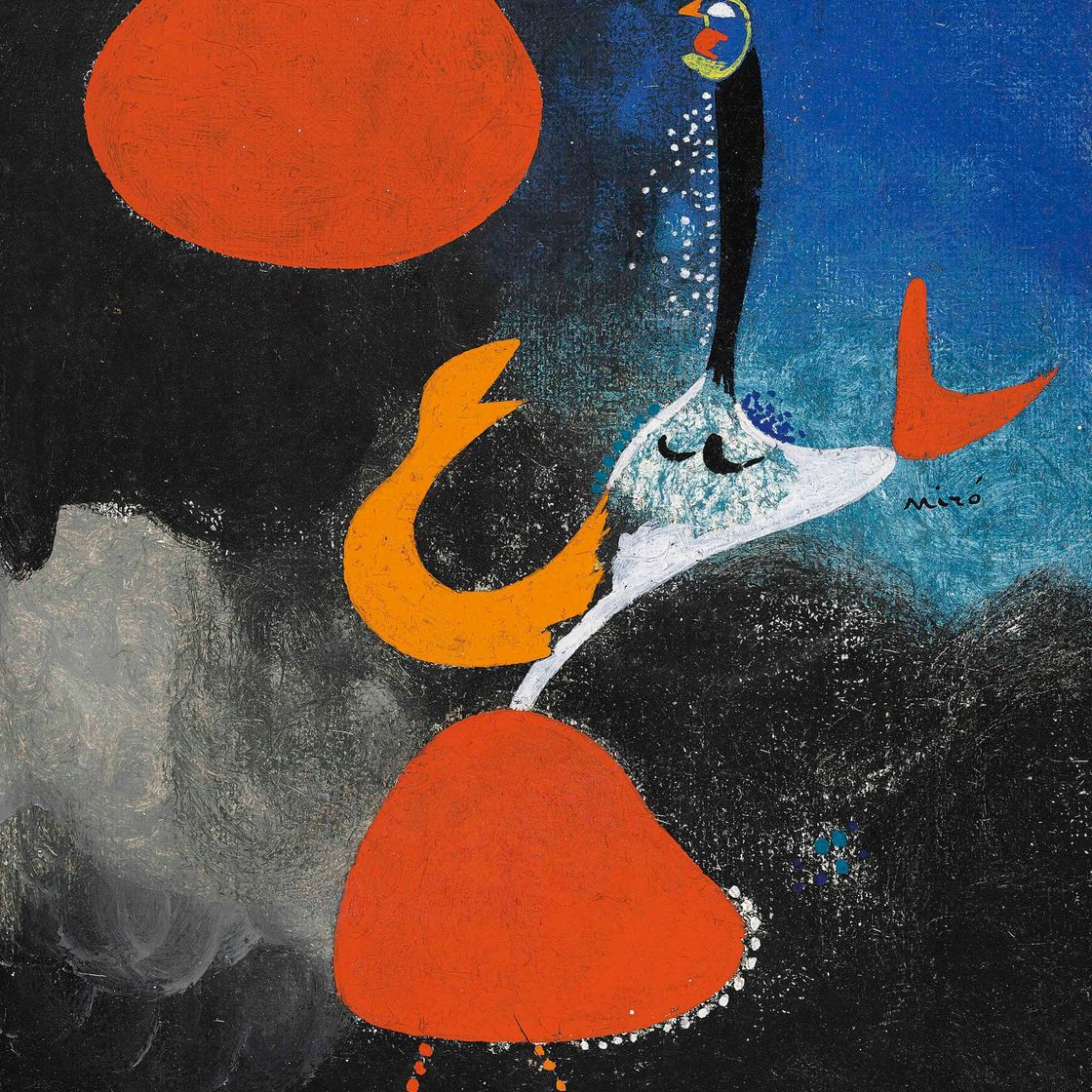 Joan Miró — Прекрасная женщина в солнечном свете
