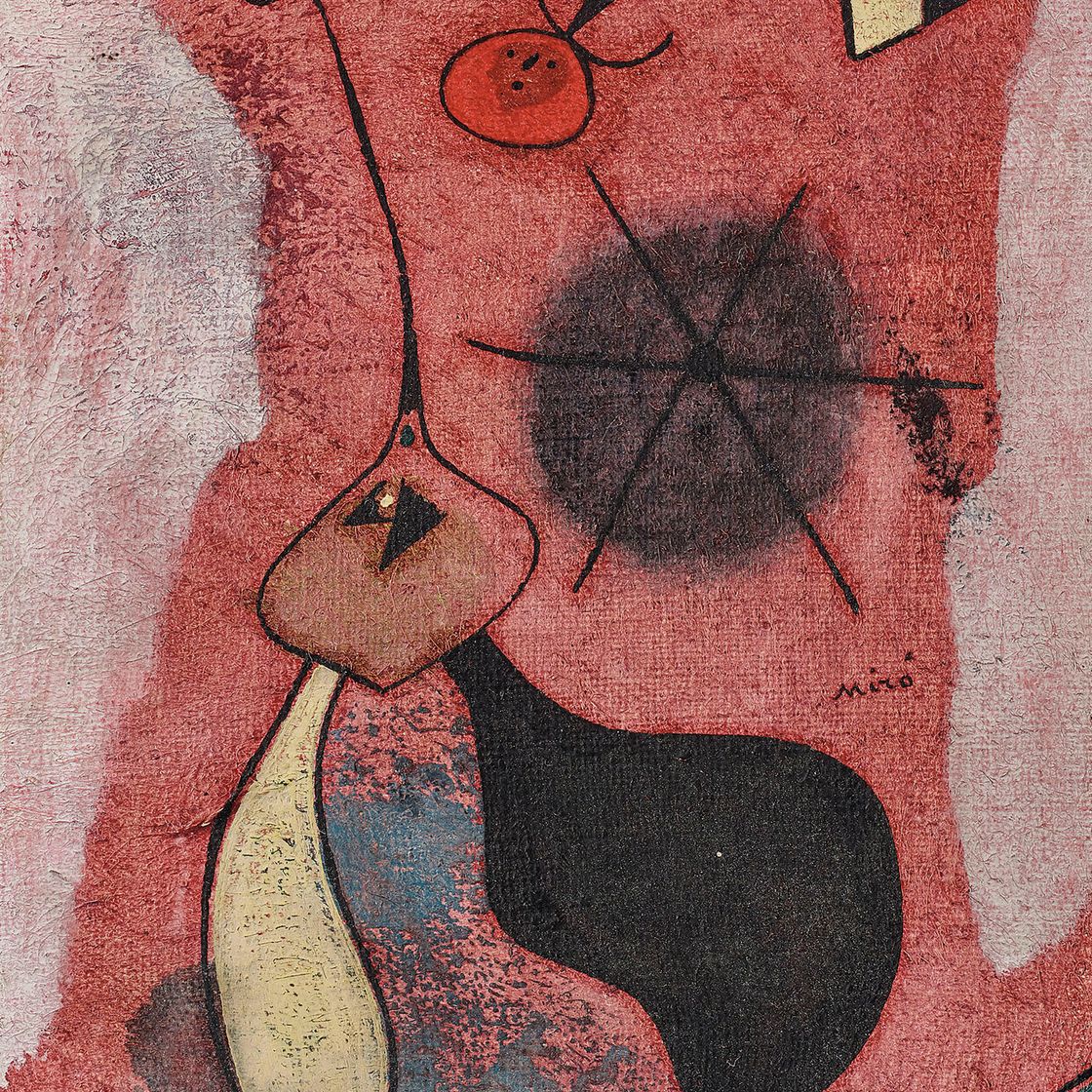 Joan Miró — Молодая девушка курант, изображение 1