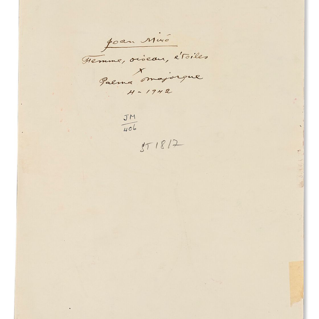Joan Miró — Женщина, изюминка, этуаль, изображение 3