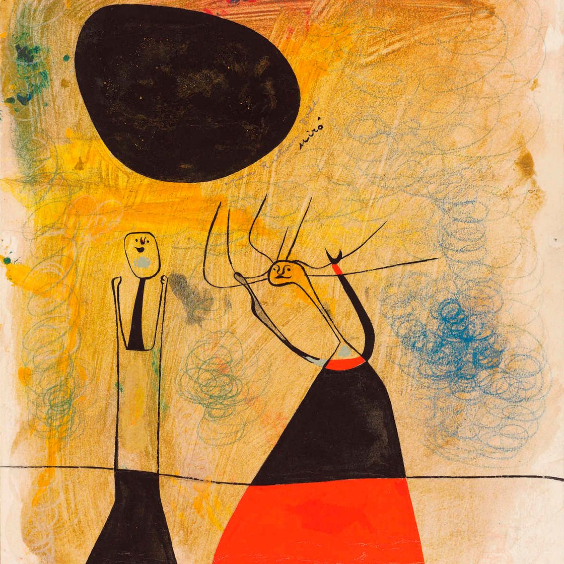 Joan Miró — Два человека