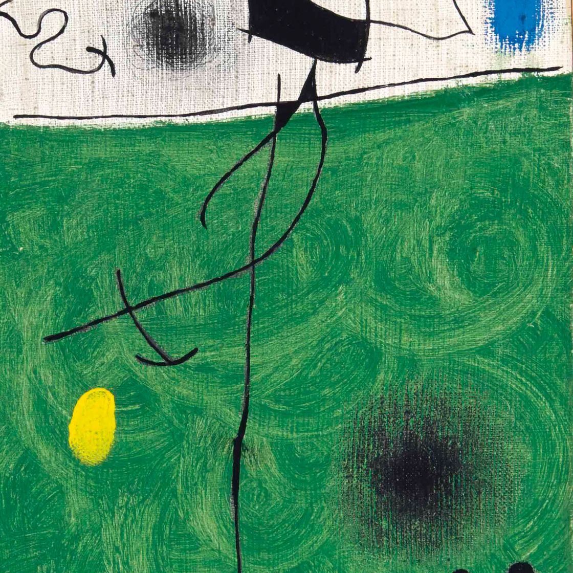 Joan Miró — На вершине прерии у солнечного берега