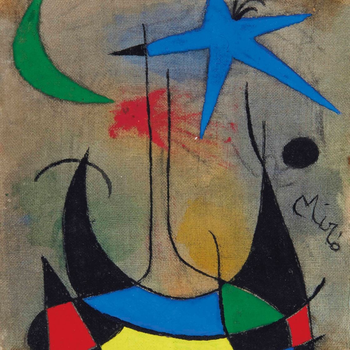 Joan Miró — Влюбленная женщина из филантропа Этуаль, изображение 2