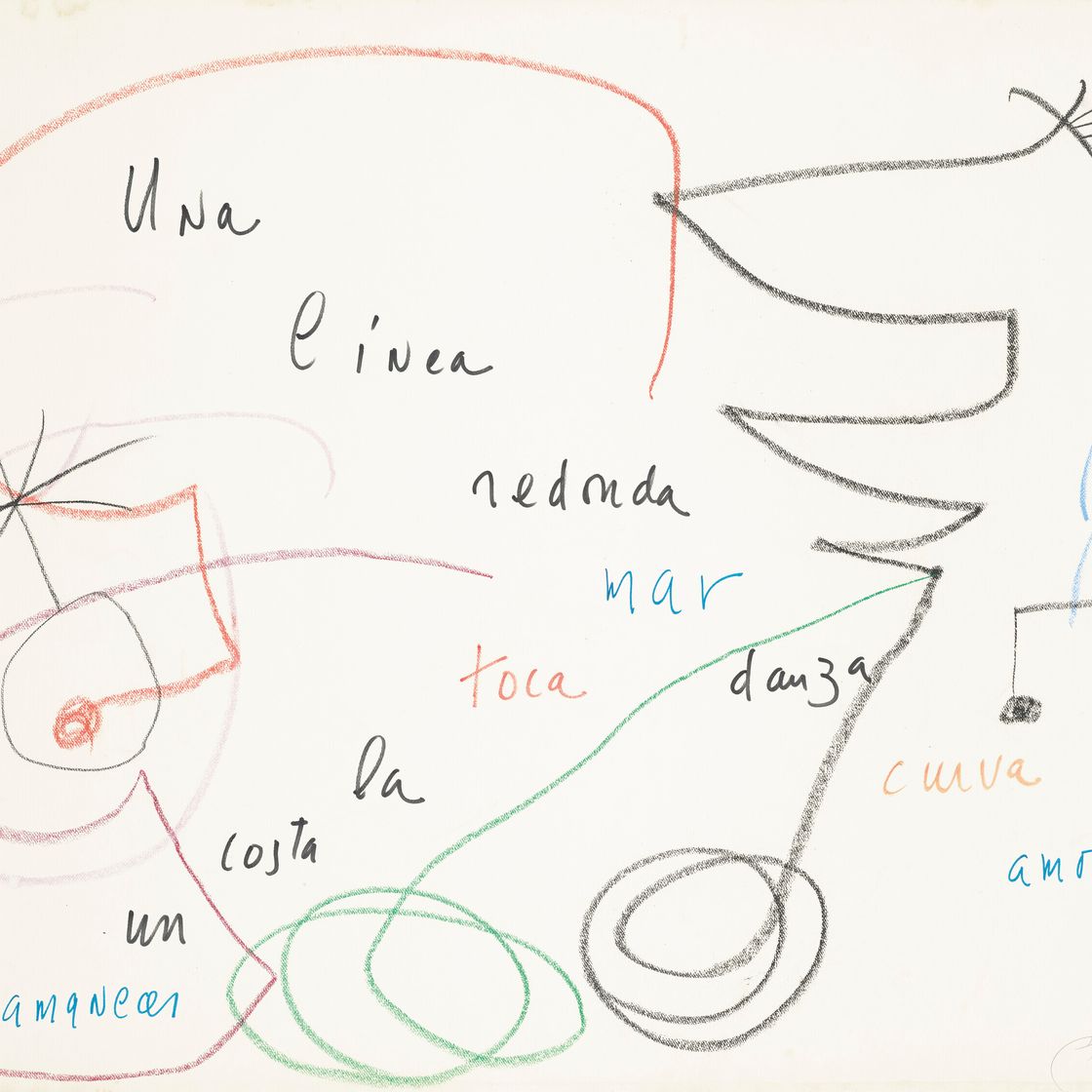 Joan Miró — Иллюстрация к поэме, изображение 1