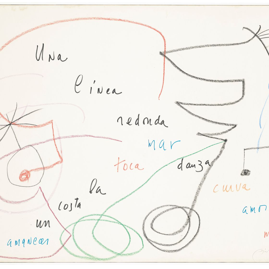 Joan Miró — Иллюстрация к поэме, изображение 2