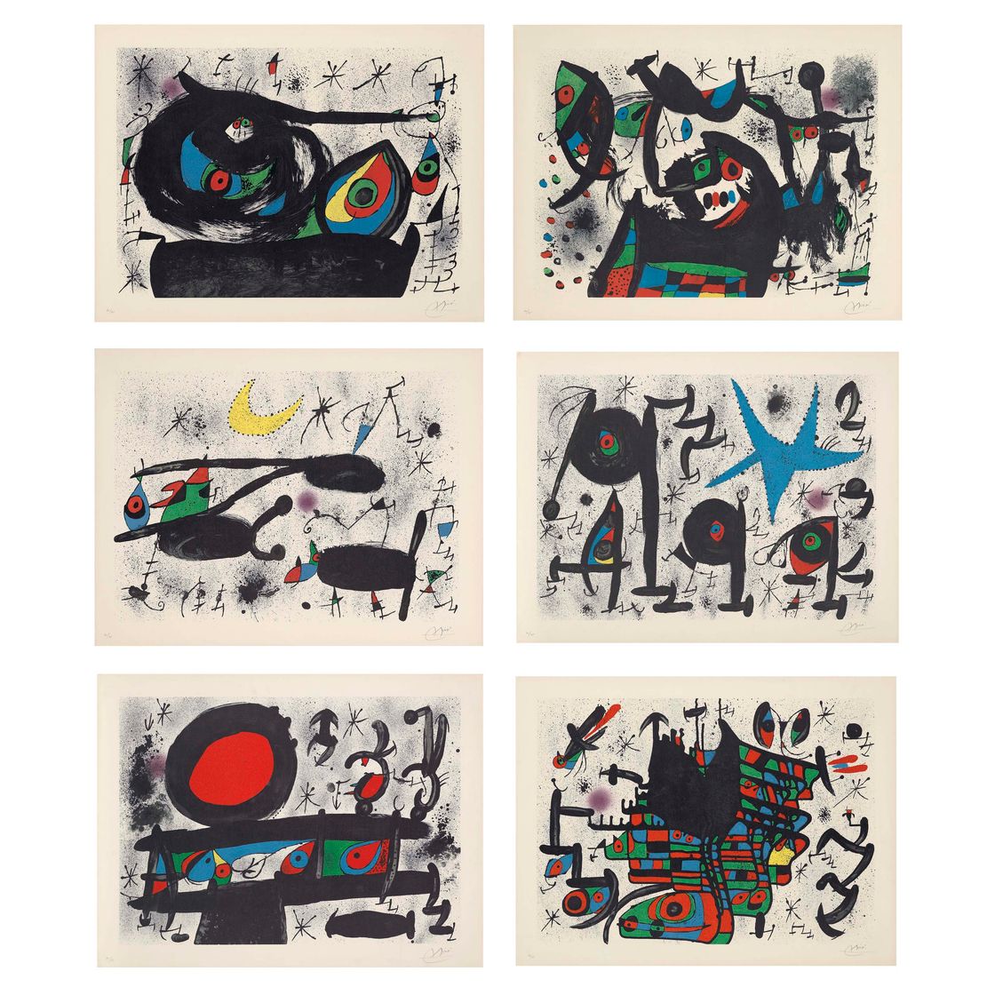 Joan Miró — Дом Джоан Пратс (M. 705, 709, 711, 713, 715, 717, 719, 721, 723, 725, 727, 729, 731, 733), изображение 1