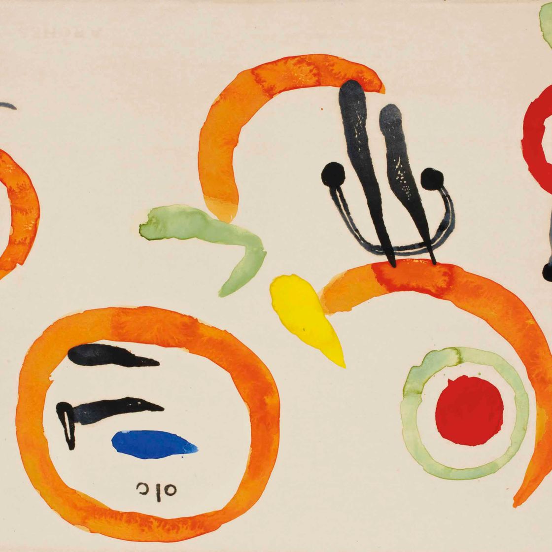 Joan Miró — Композиция для наливания "В первый день лета"