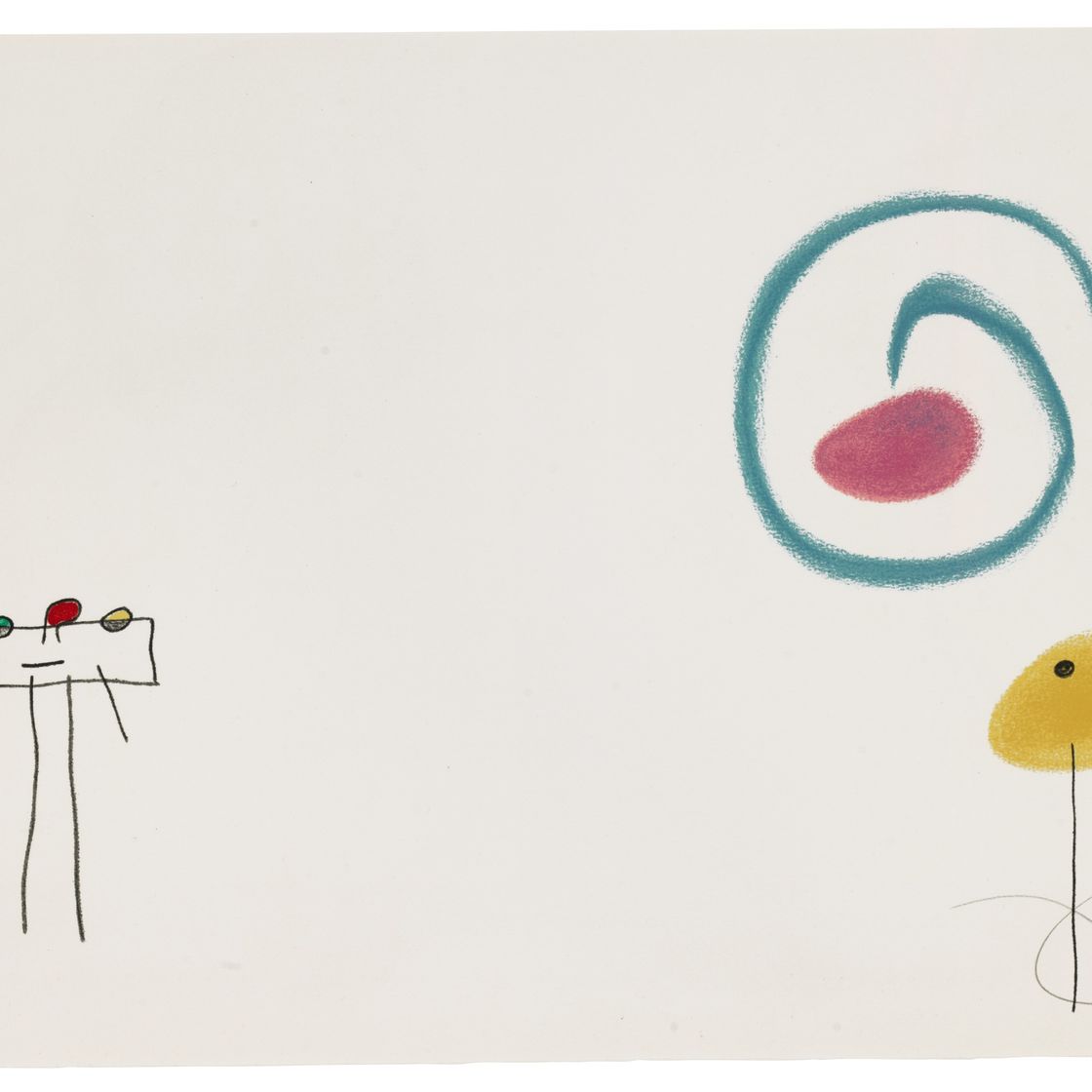 Joan Miró — Любовь к Юбю , Териада, Париж, 1975, изображение 5