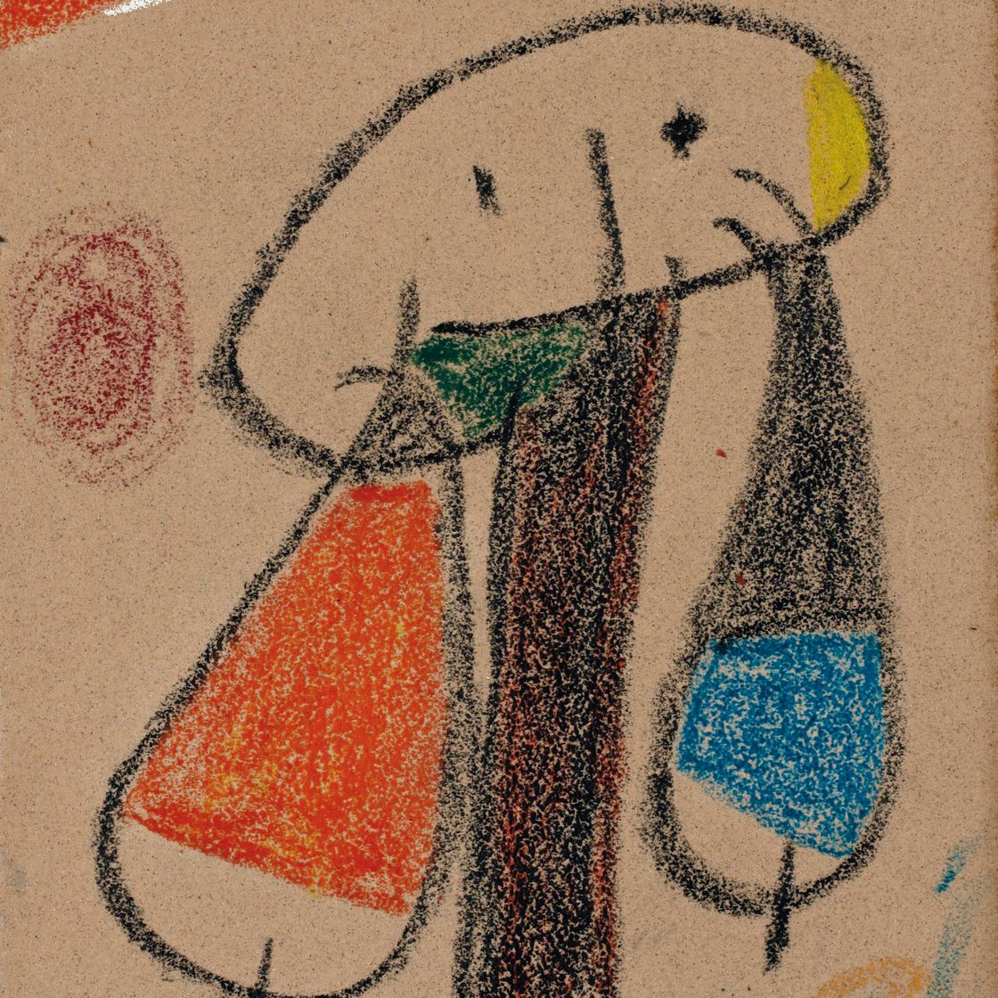Joan Miró — Женщина, оазо