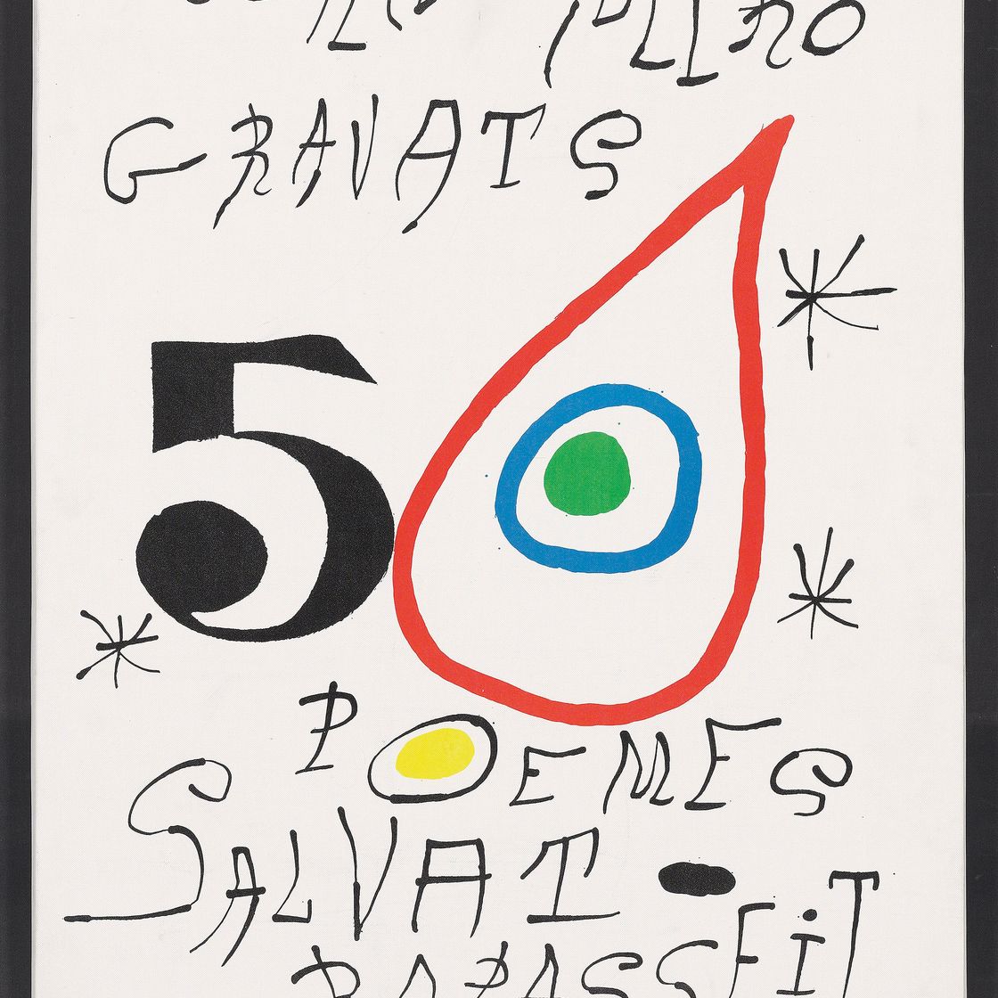 Joan Miró — Жоан Миро. Автор 5 стихотворений. Жоан Сальва-Папассеит, изображение 2