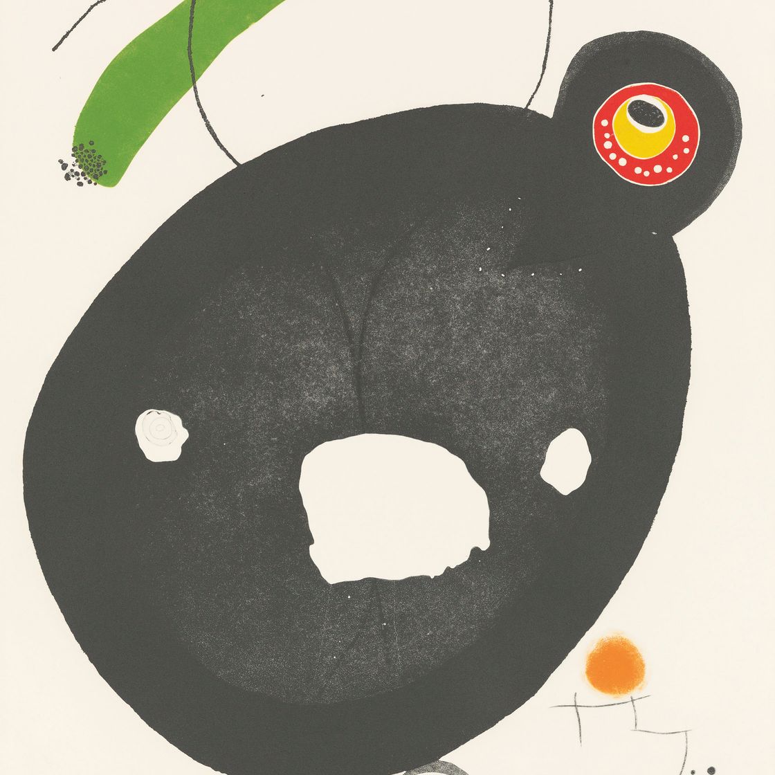 Joan Miró — Ж. В. Фуа, "Четыре цвета луны" (D. 822-826; C. books 213), изображение 3