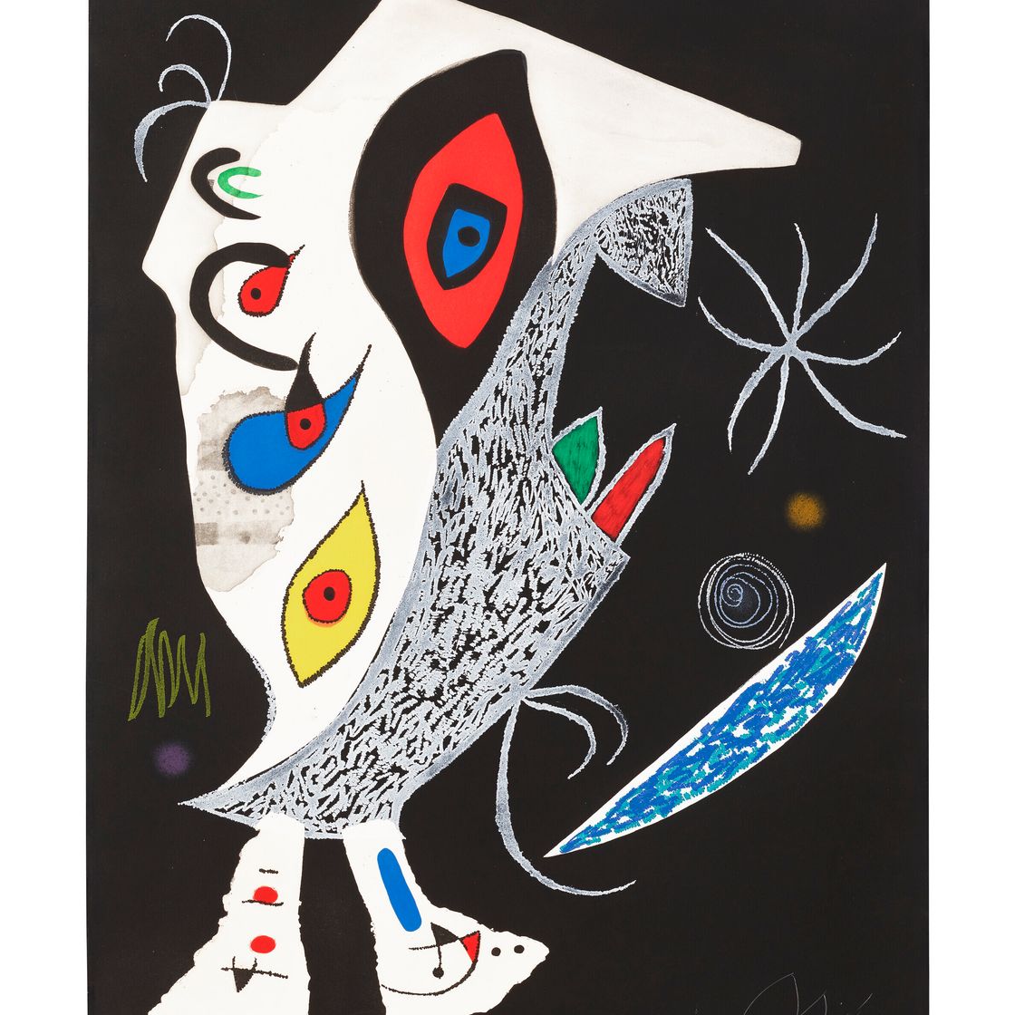 Joan Miró — Варвар в ночи (Barbare dans la nuit), изображение 1