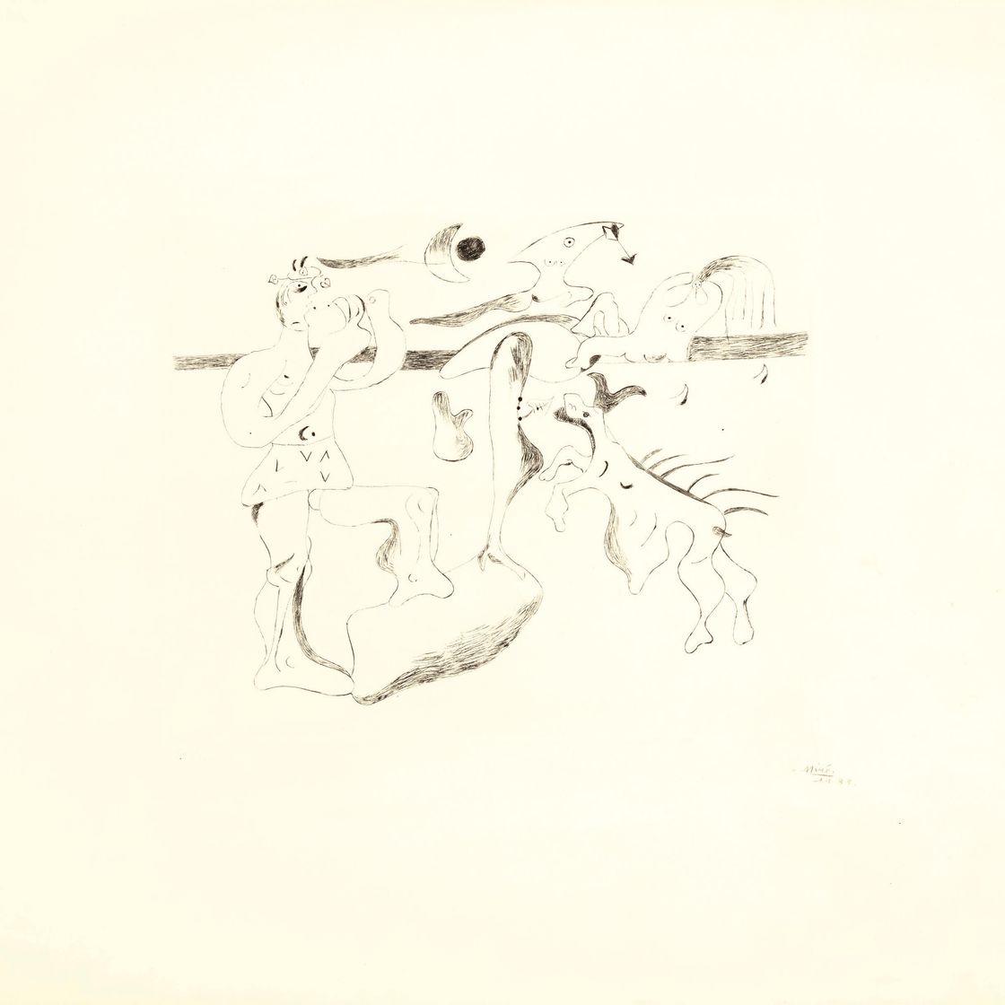 Joan Miró — Дафнис и Хлоя