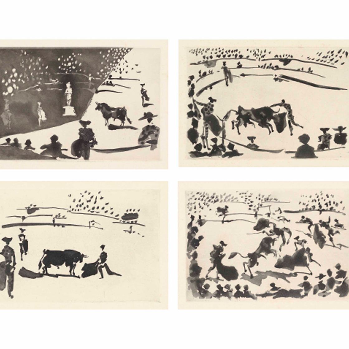 Joan Miró — Тавромакия (950-976 гг. до н.э.; 970-996 гг. до н.э.; около 100 книг), изображение 1