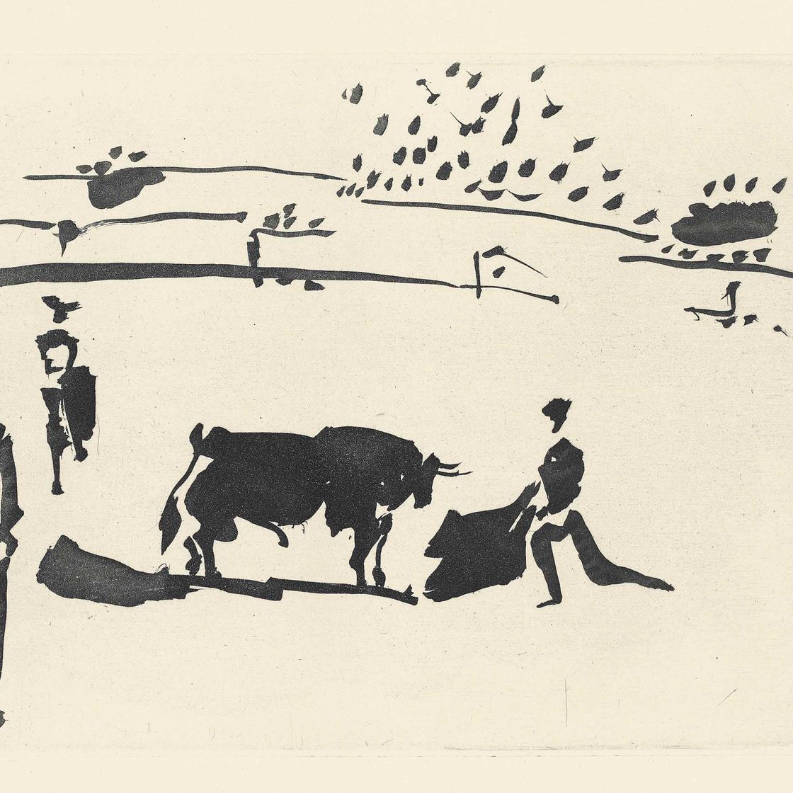 Joan Miró — Тавромакия (950-976 гг. до н.э.; 970-996 гг. до н.э.; около 100 книг), изображение 2