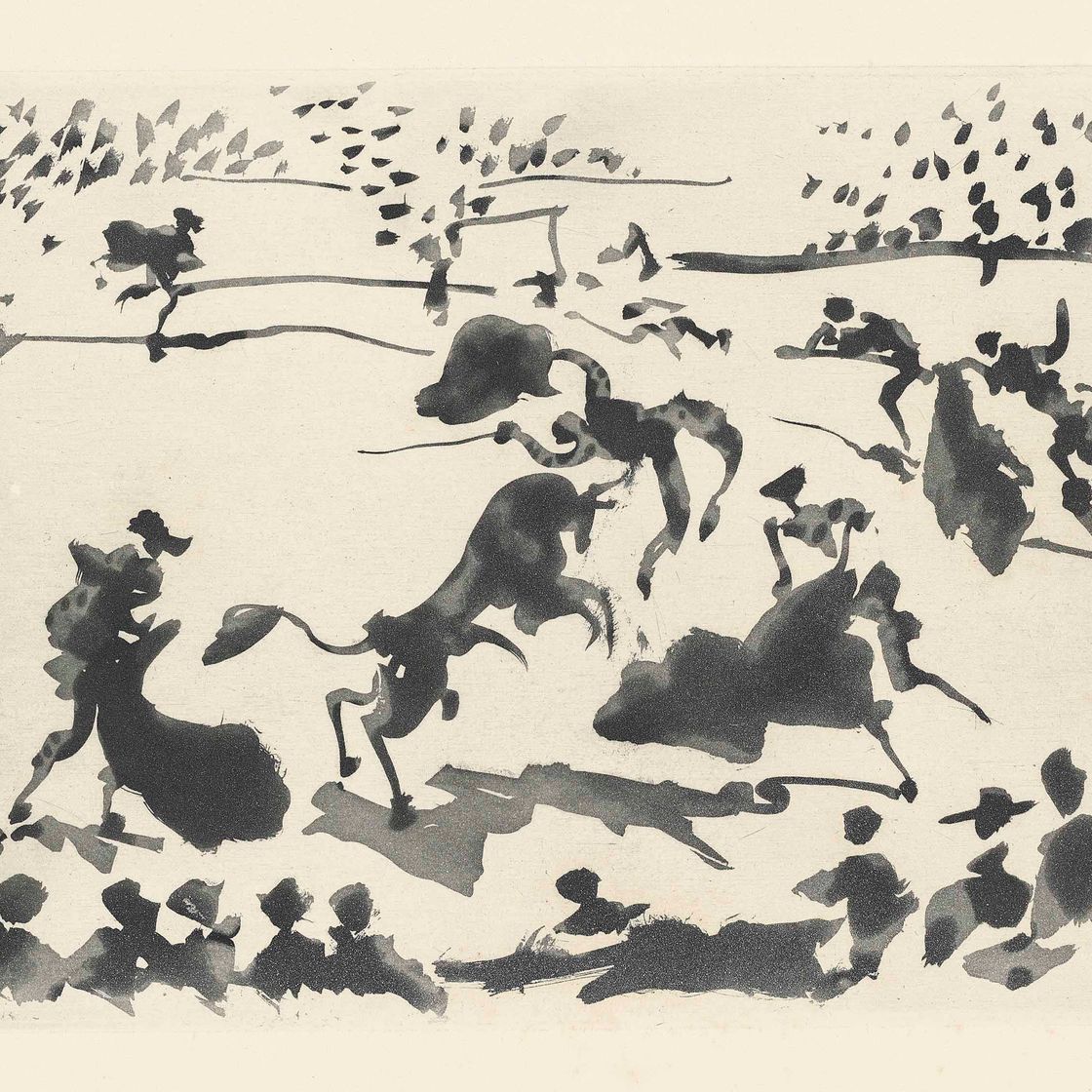 Joan Miró — Тавромакия (950-976 гг. до н.э.; 970-996 гг. до н.э.; около 100 книг), изображение 3