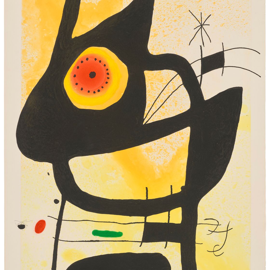 Joan Miró — Женщина в сабле
