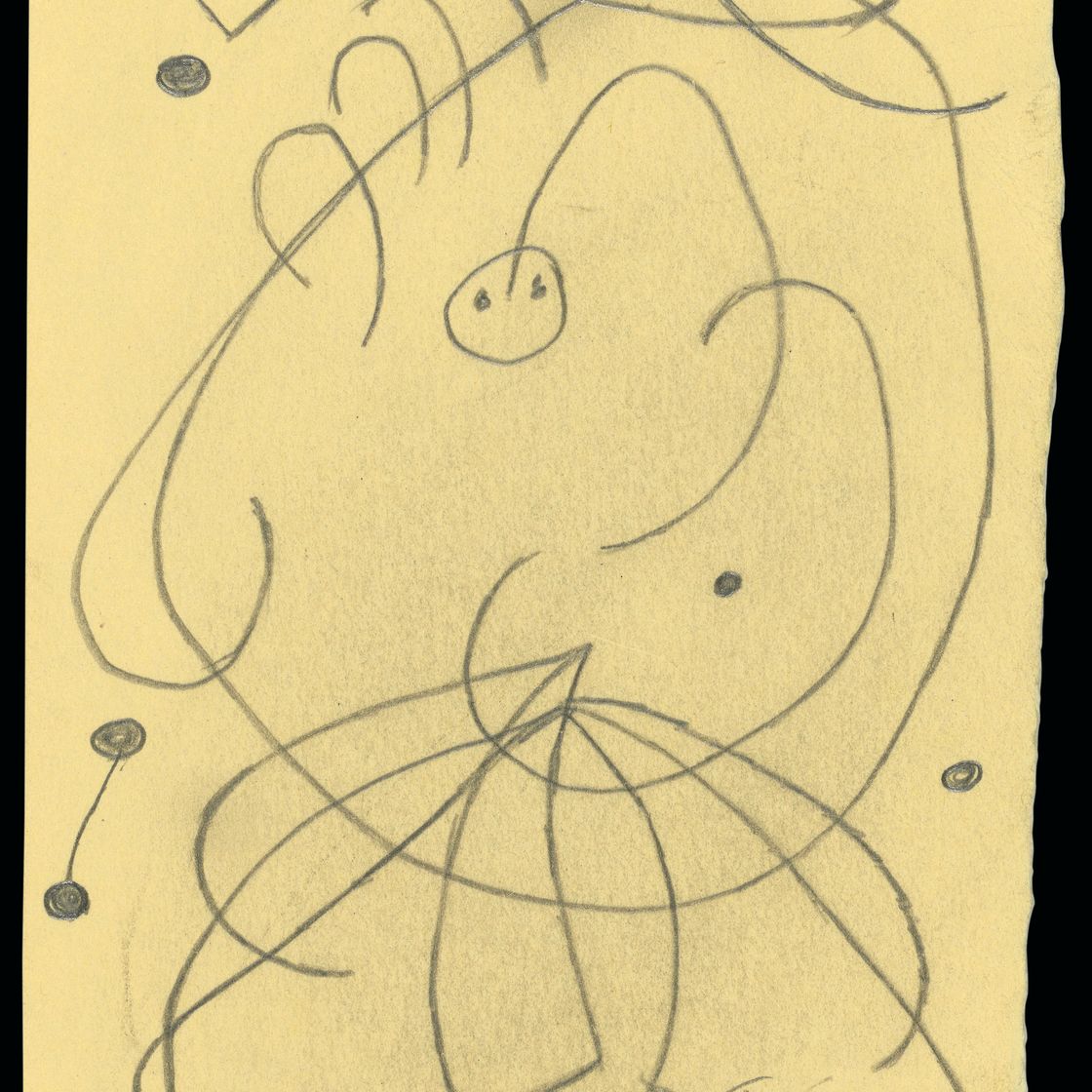 Joan Miró — Женщина, изюминка, созвездия, изображение 1