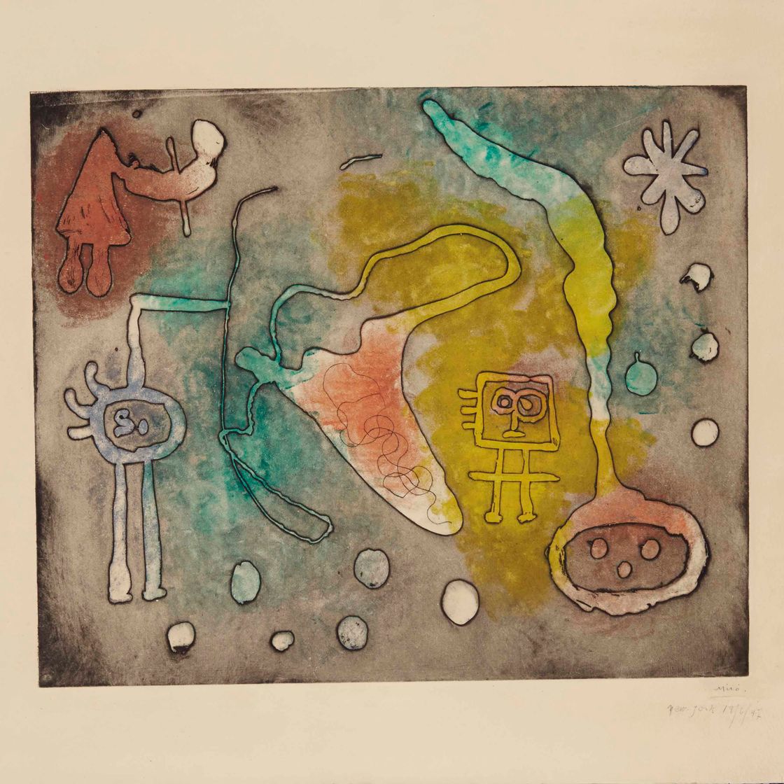 Joan Miró — Одна тарелка из серии II