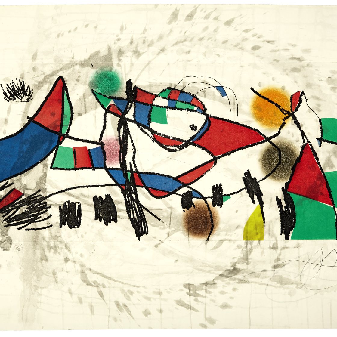 Joan Miró — Гравюры для выставки "Юн", Пьер Матисс, Нью-Йорк, 1973, изображение 3