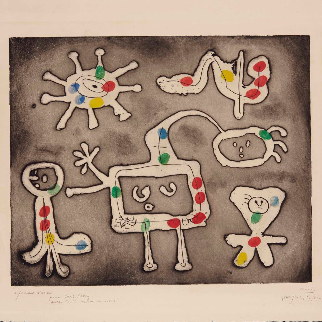 Joan Miró — Одна тарелка из серии I