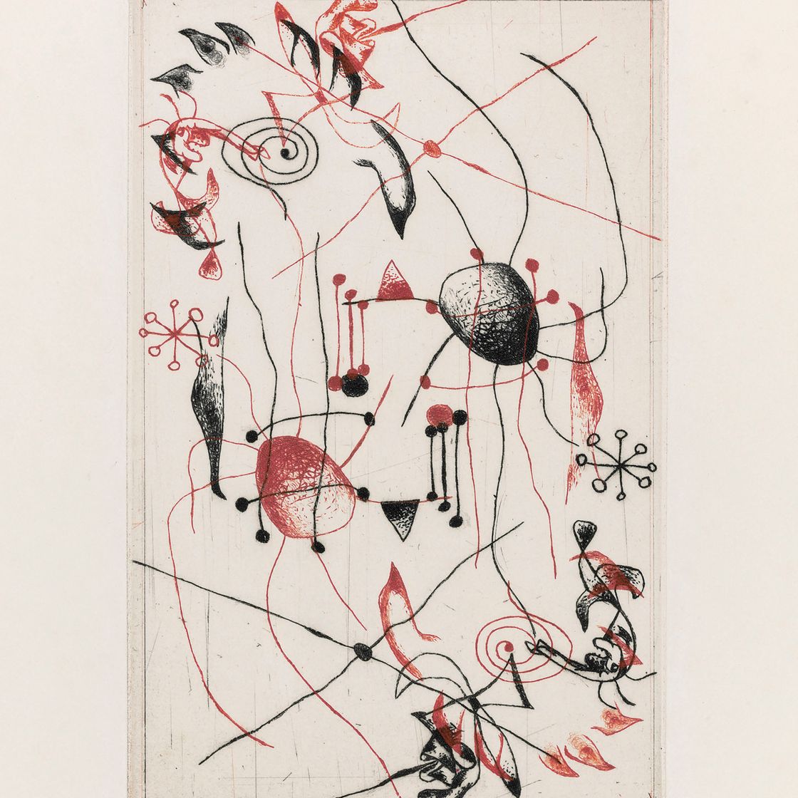 Joan Miró — Черный цвет и румяна : одна тарелка