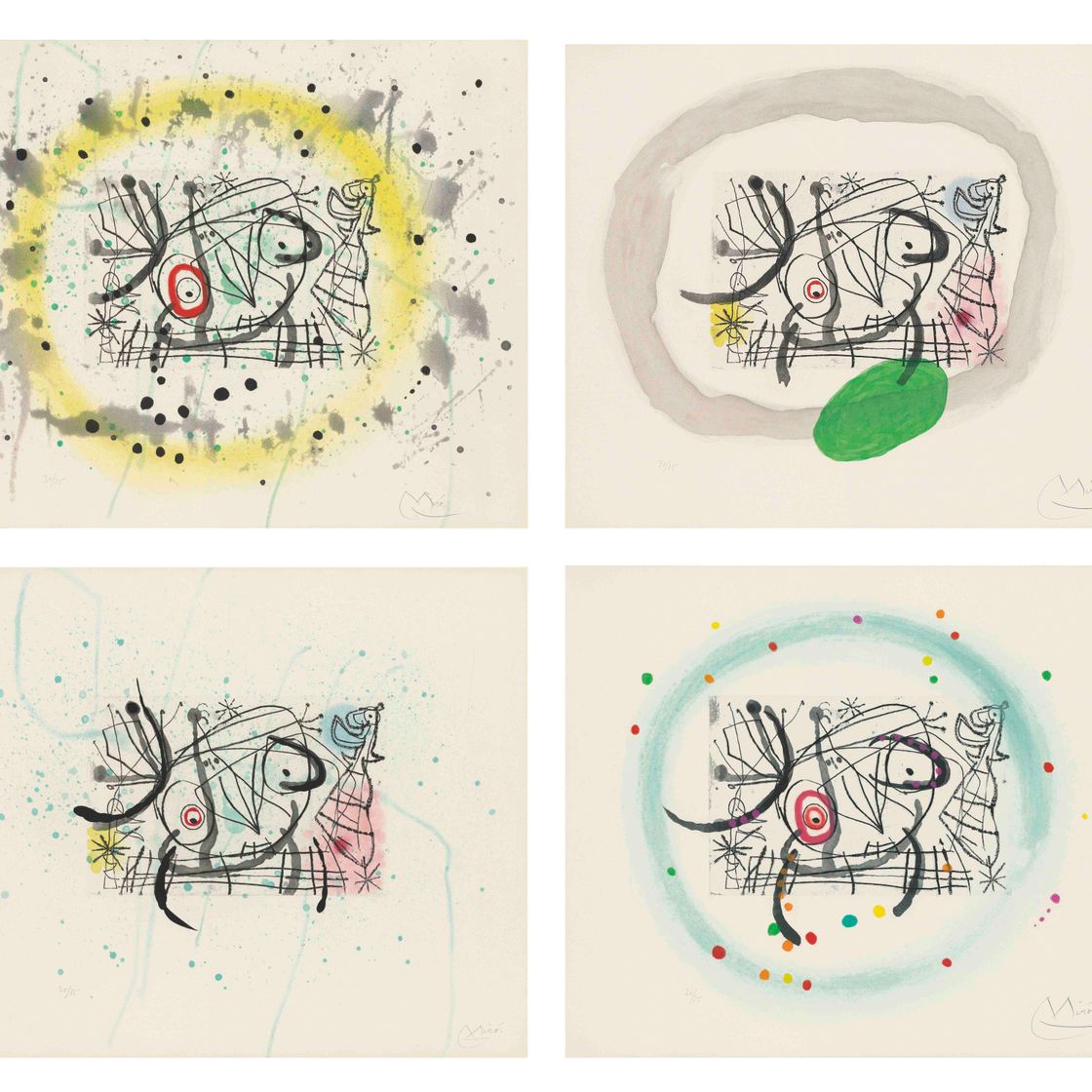Joan Miró — Мишель Лейрис: Трещины (стр. 463-77; Cramer books, 130)