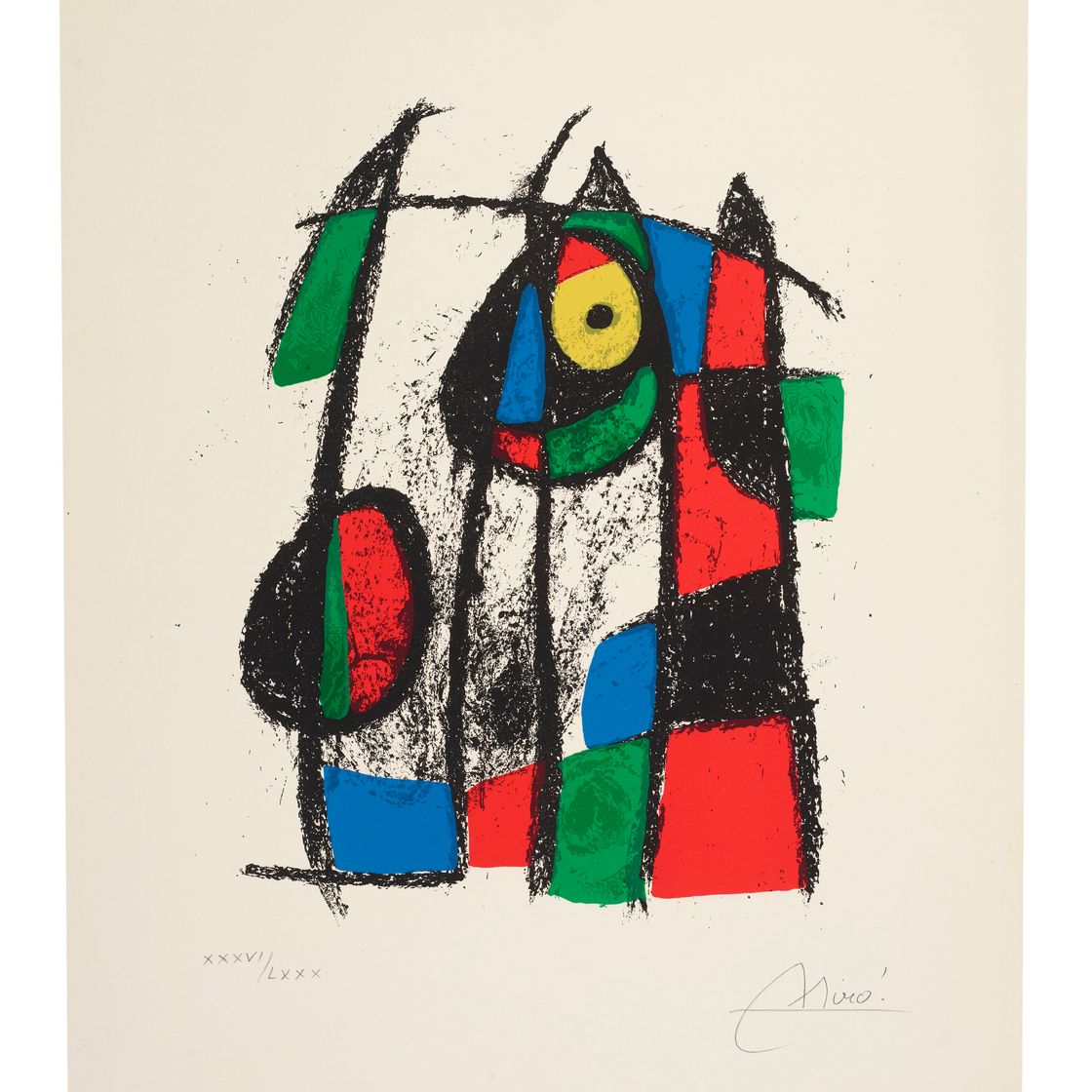 Joan Miró — Литографии Жоана Миро II : четыре пластины, изображение 3