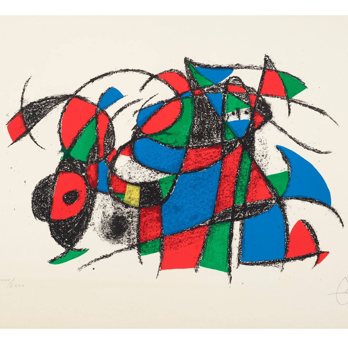 Joan Miró — Литографии Жоана Миро II : четыре пластины, изображение 4