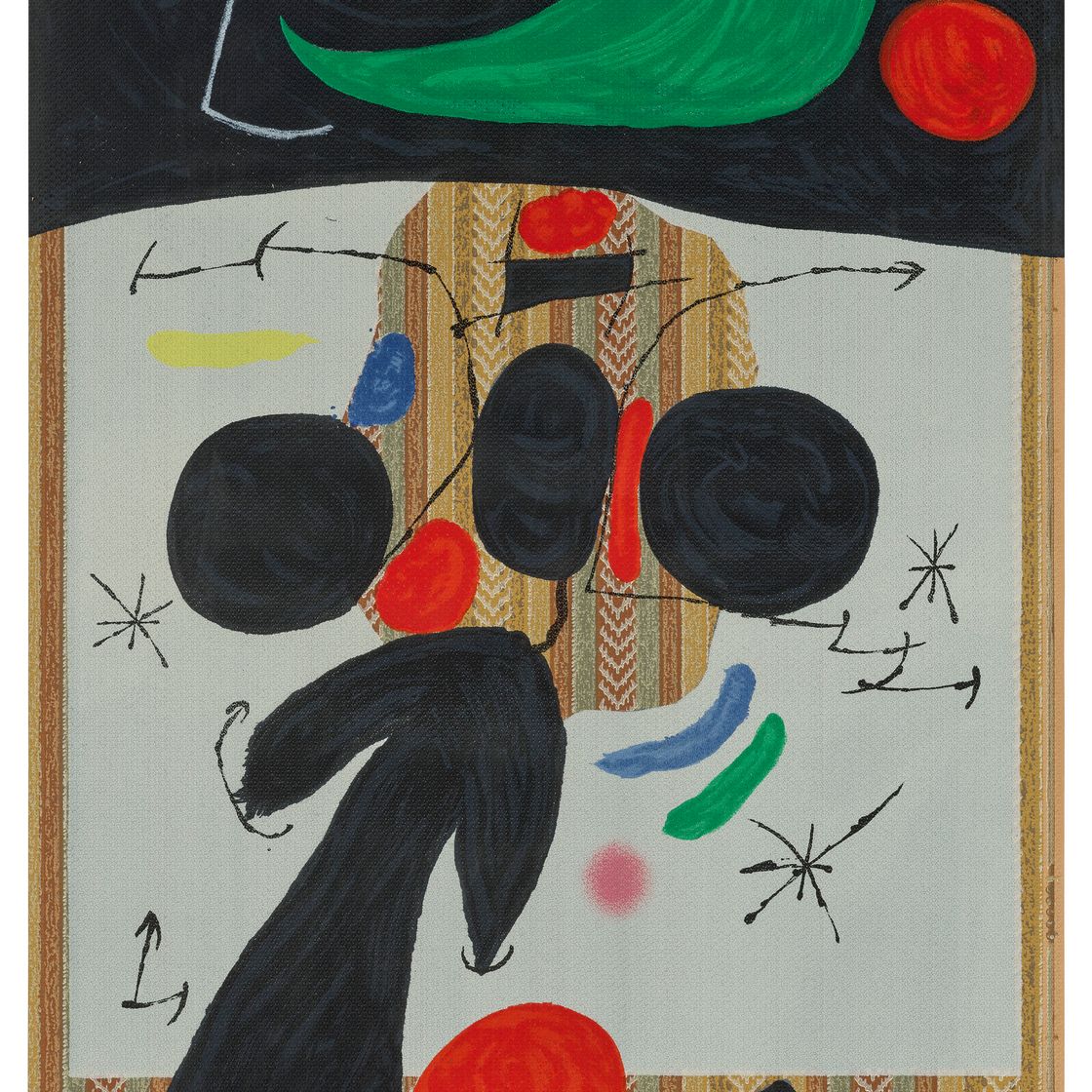 Joan Miró — Интерьер и ночь (Interior and Night), изображение 1