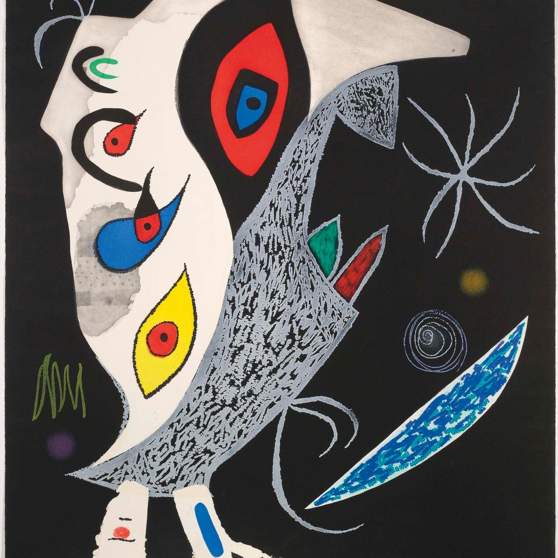 Joan Miró — Барбаре в ночном танце (D. 929)