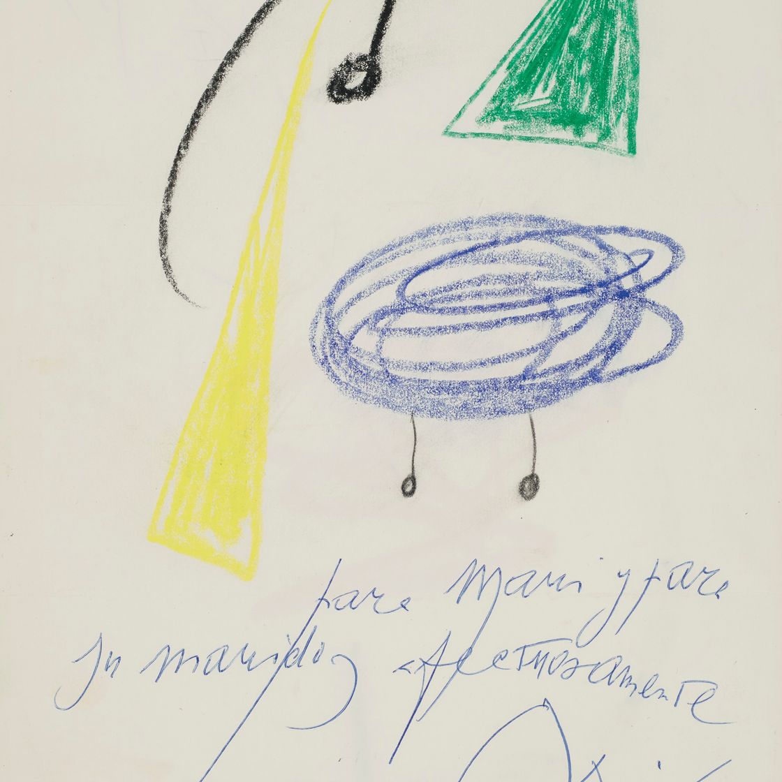 Joan Miró — Без титра ( спереди и сзади ), изображение 1