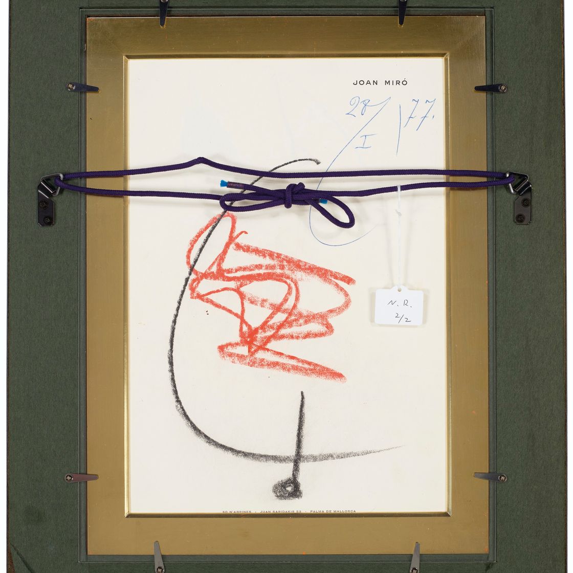 Joan Miró — Без титра ( спереди и сзади ), изображение 3