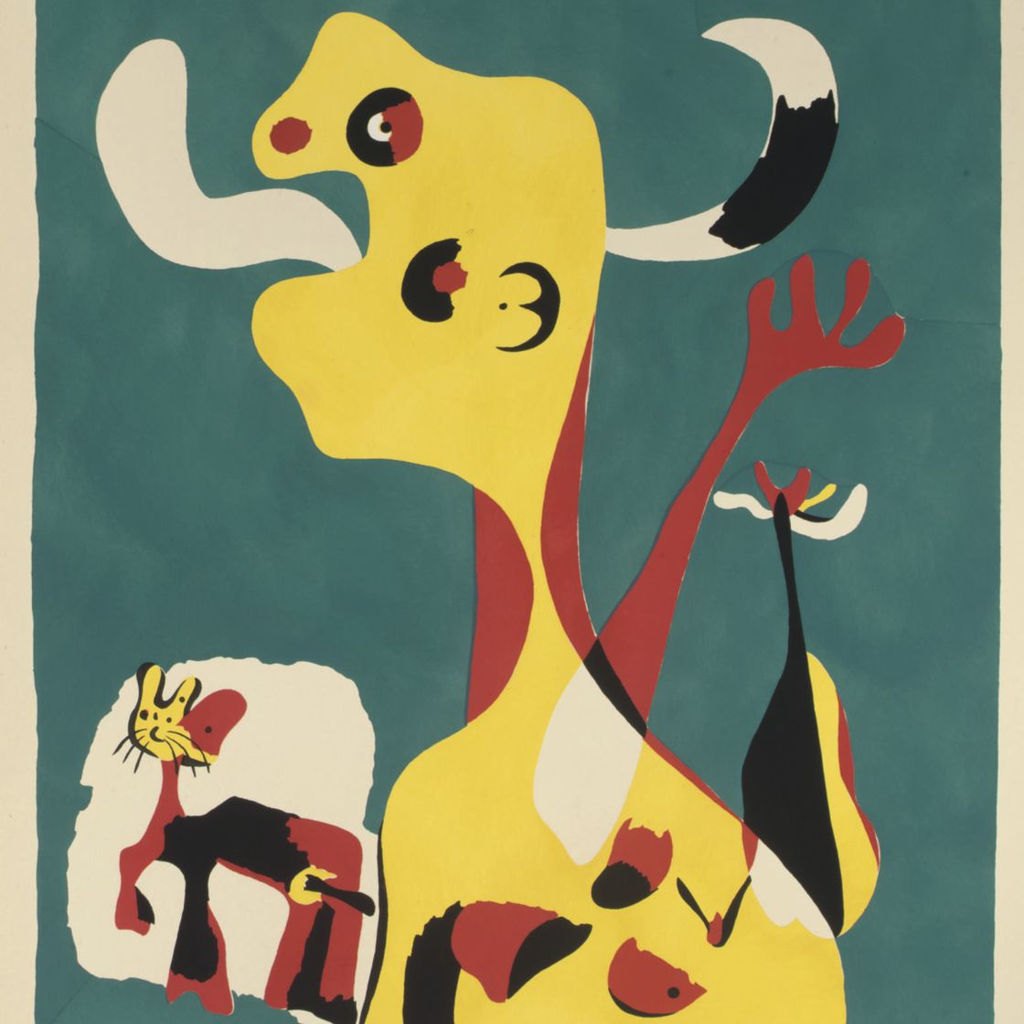 Joan Miró — Женщина и мужчина, рожденный в лунном свете (Дюпен, 18 лет)