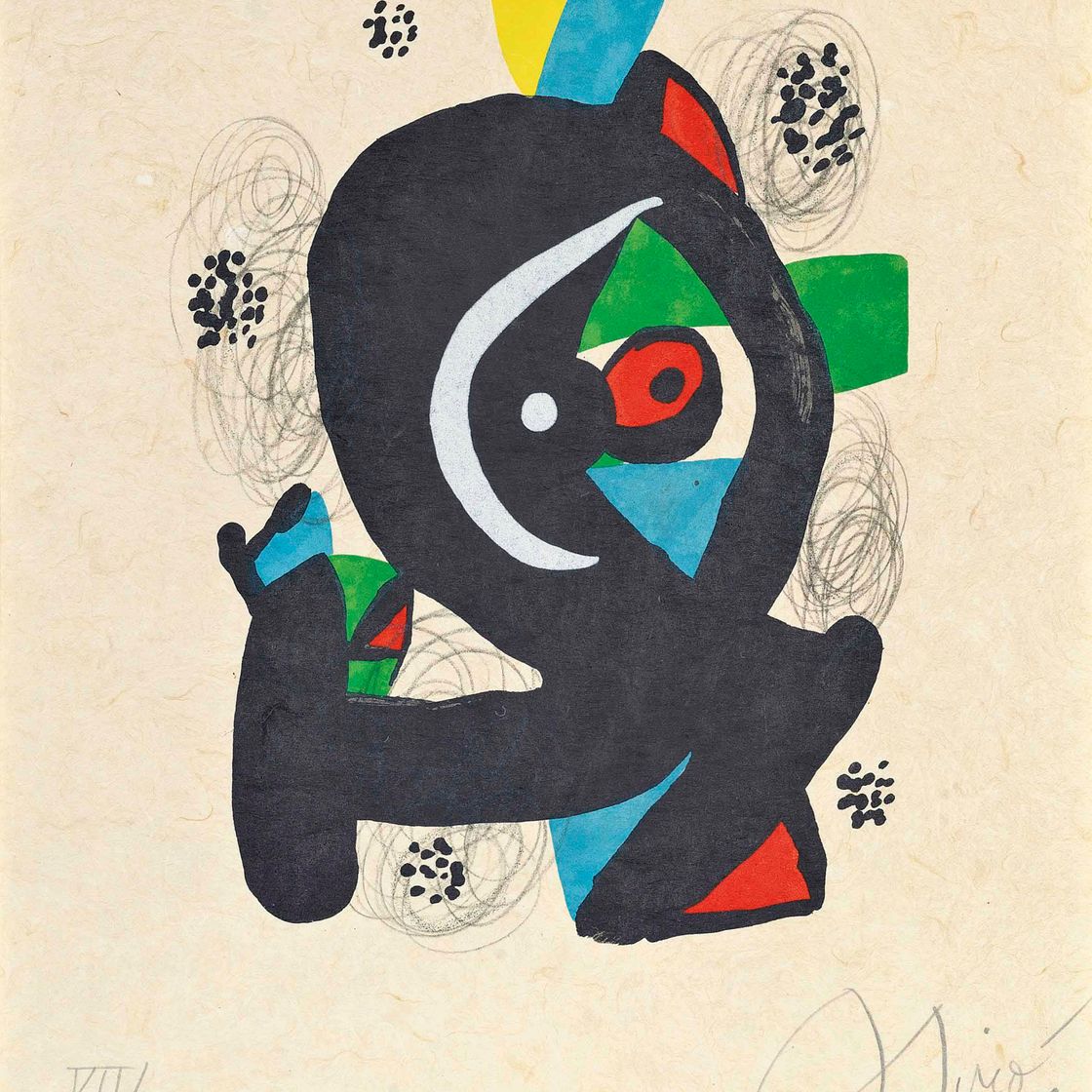 Joan Miró — Кислотный коктейль "Меланхолия": Четыре тарелки
