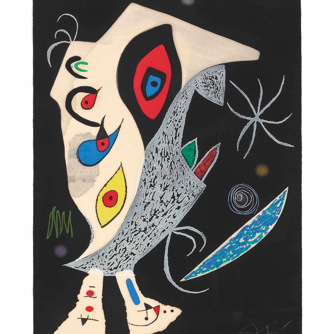 Joan Miró — Варвар в ночном танце