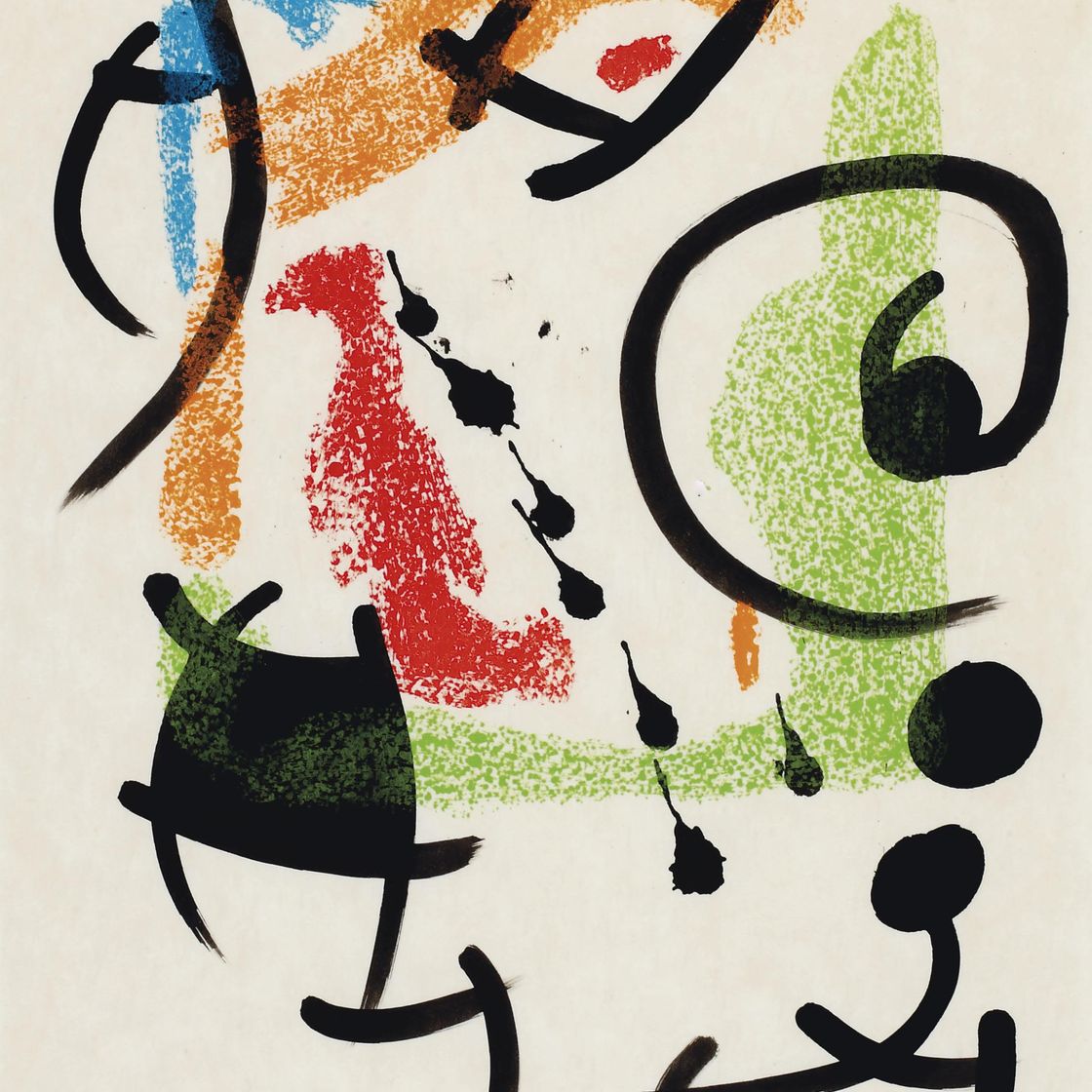 Joan Miró — Сокровища земли : одна пластина (M. 581; см. C. Books 123)