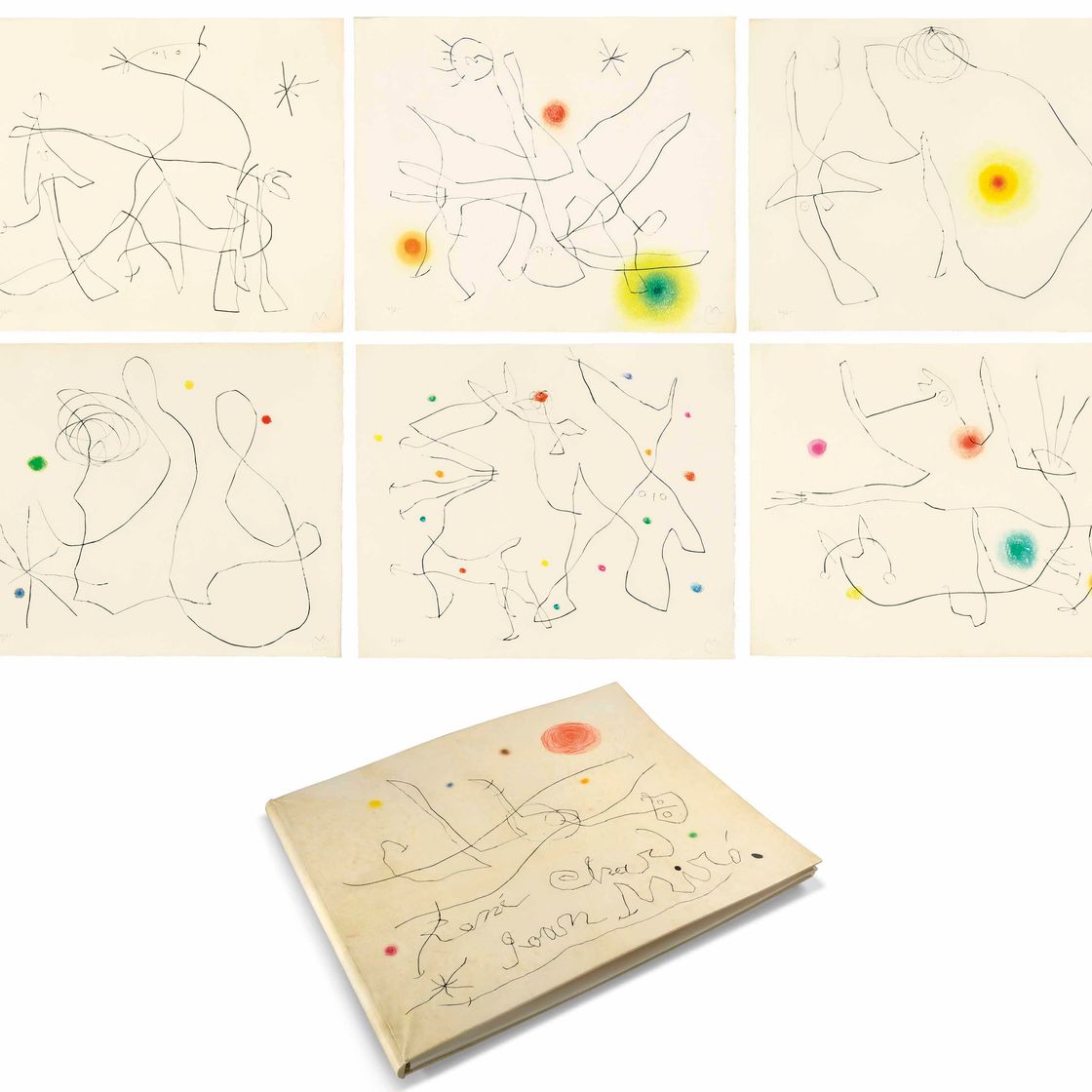 Joan Miró — Рене Шар: Поток любви, изображение 1