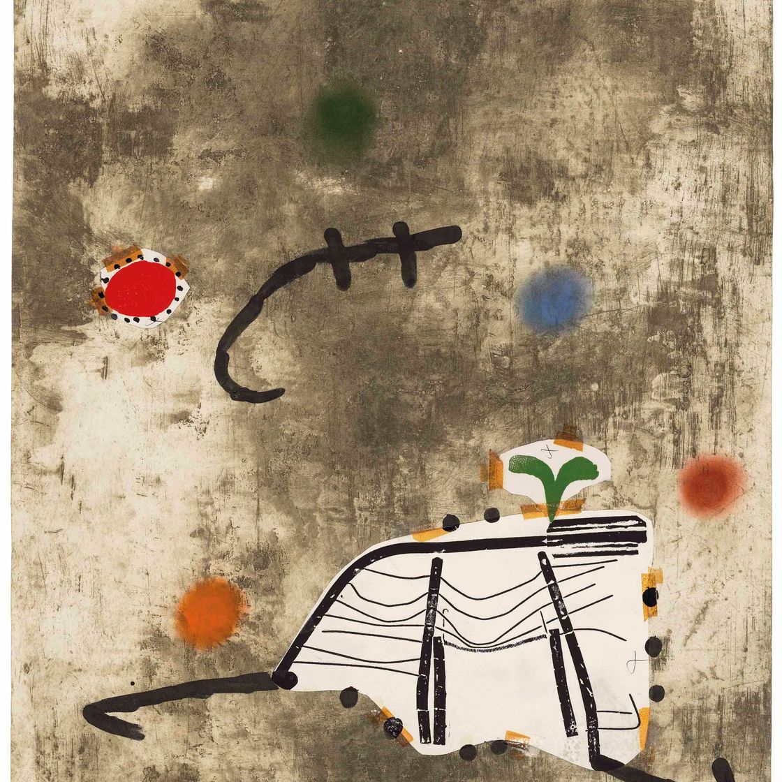 Joan Miró — Макет для: Personage i Estels II