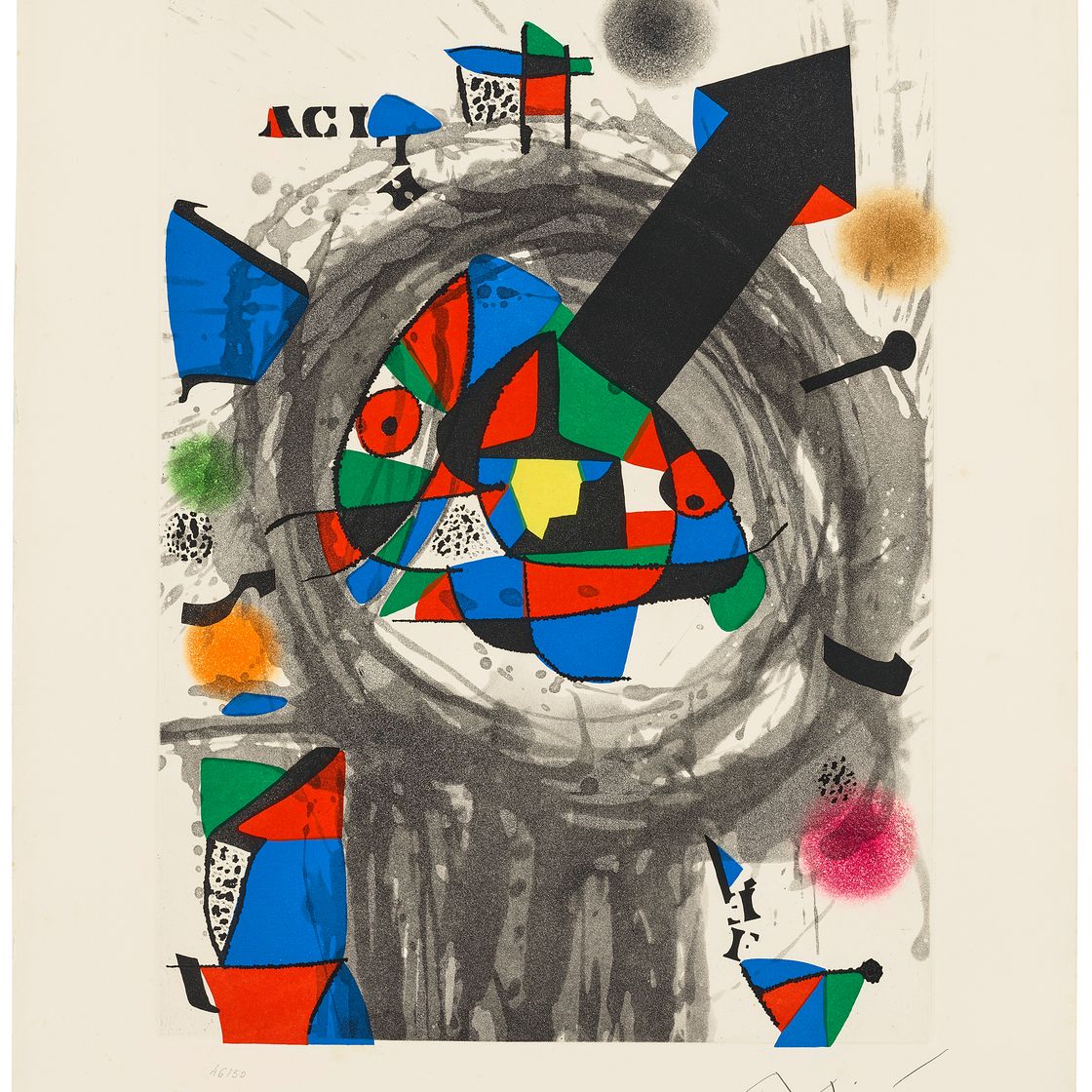 Joan Miró — Персонаж в стиле черной пантеры