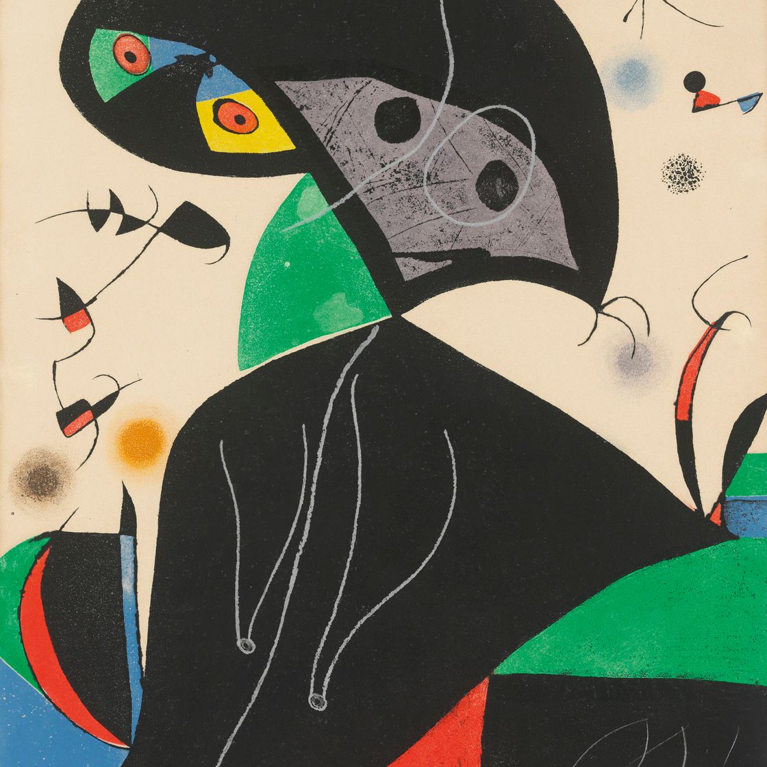 Joan Miró — Гауди XVIII